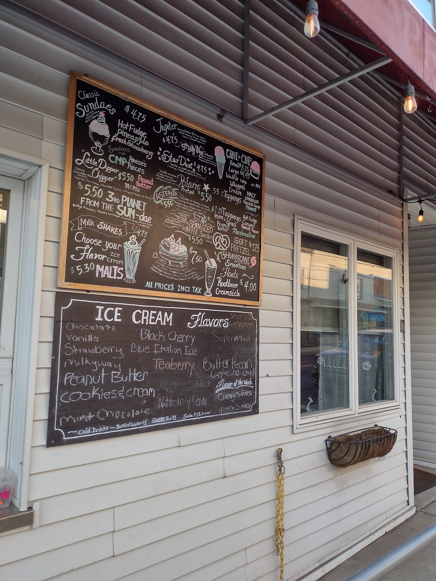 The Little Dipper Menu