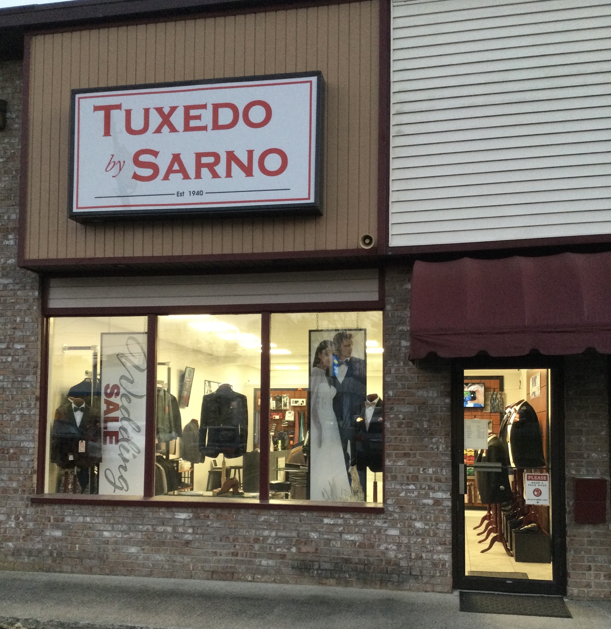 Tuxedo By Sarno Menswear & Suits