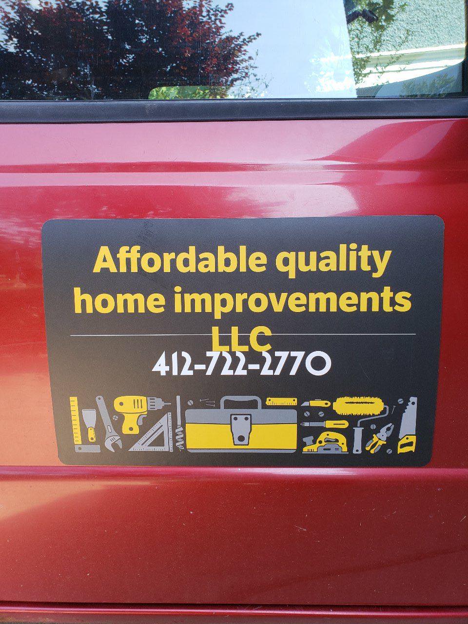 Affordable Quality Home Improvements Llc 1406 Louise St, West Homestead Pennsylvania 15120
