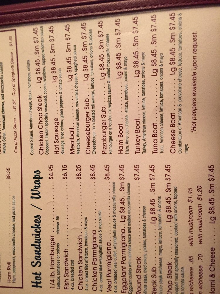 Marino's Pizza & Pasta House, York Menu, Reviews (250), Photos (62