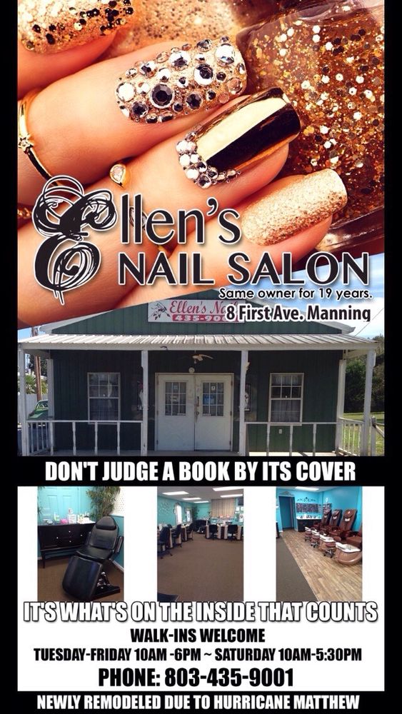 Ellen's Nail Salon 8 1st Ave A, Manning South Carolina 29102