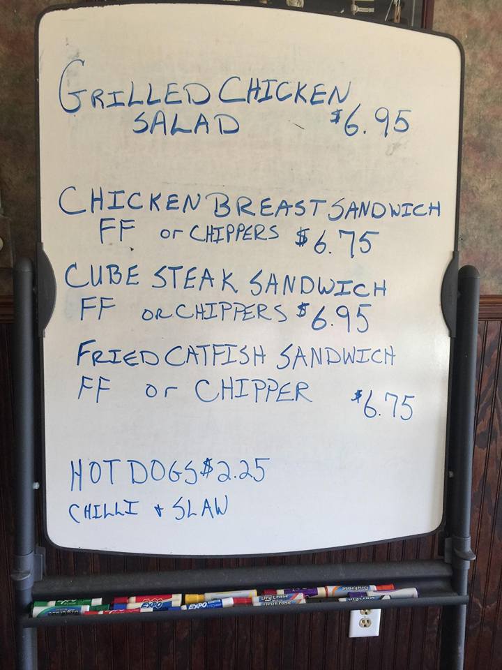 Hidden Cove Restaurant Menu