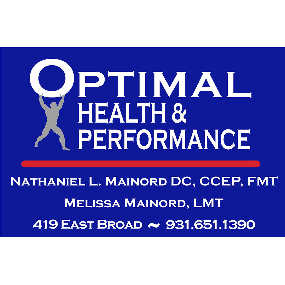 Optimal Health and Performance