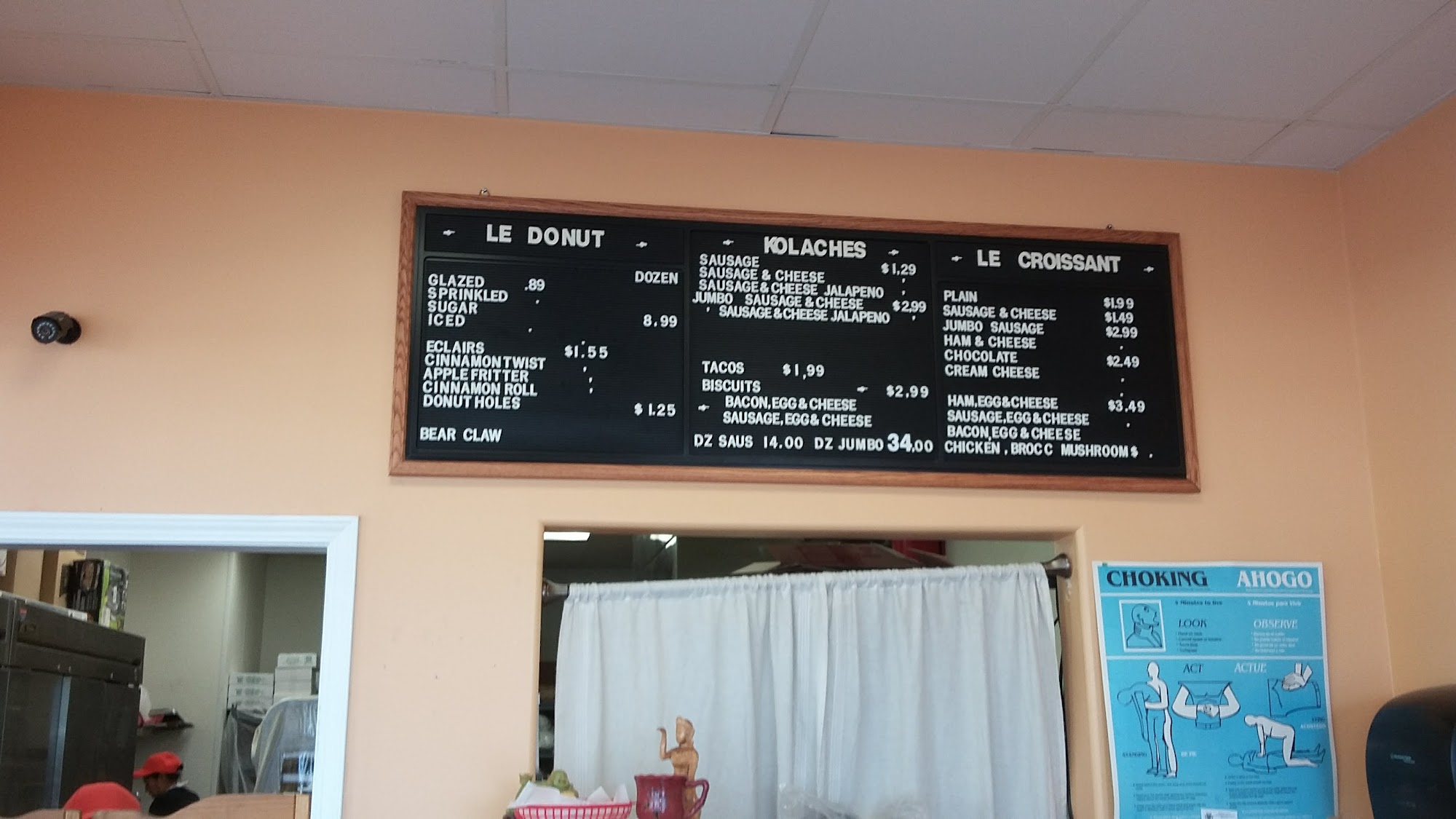 Le Donut Menu