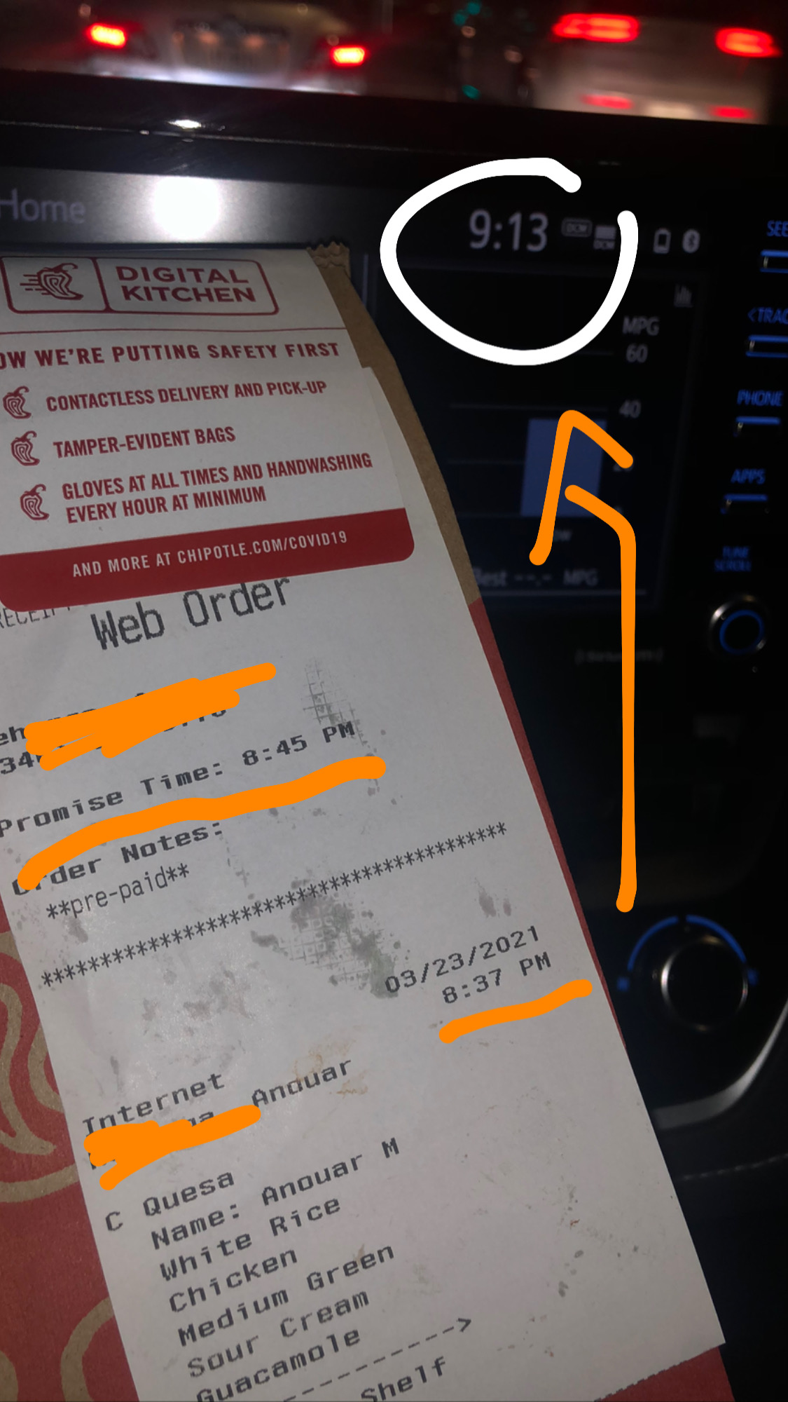 Chipotle Mexican Grill Menu