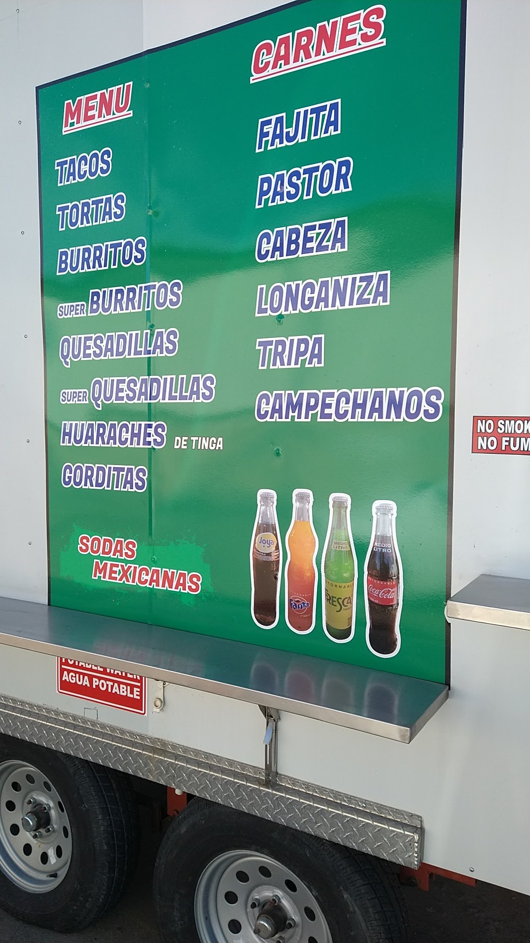 Taqueria El Trono D.F. Menu