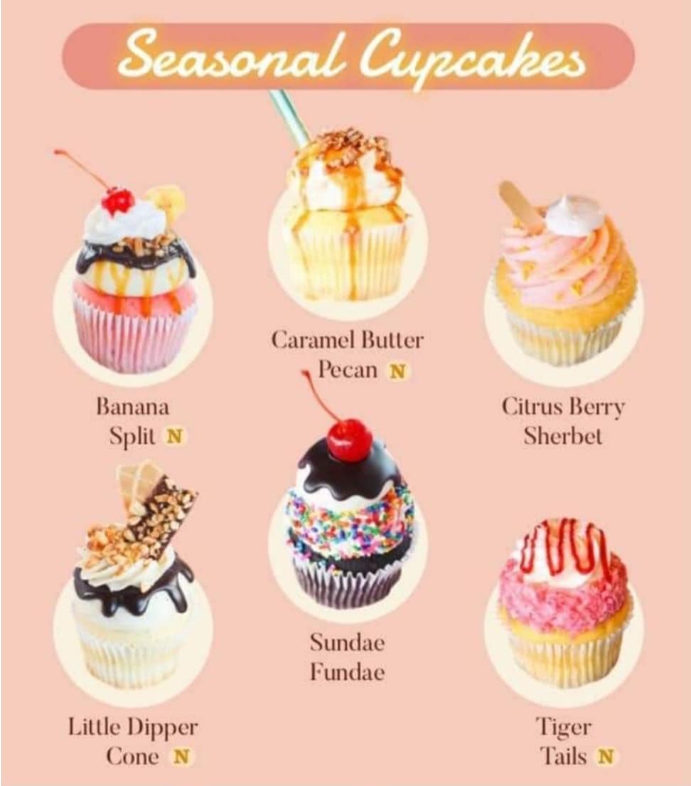 Gigi's Cupcakes - Mansfield Menu