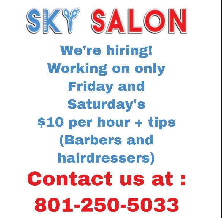 Sky Salon 8257 W 3500 S, Magna Utah 84044