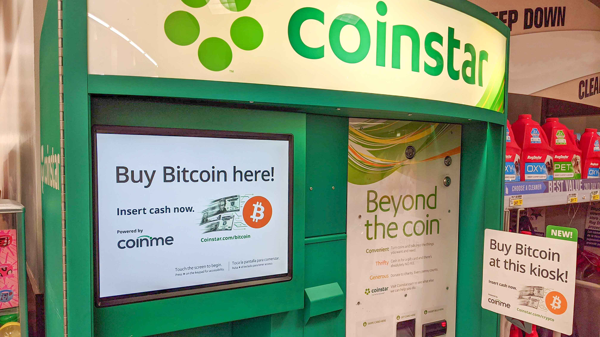 Coinstar Kiosk Bitcoin Enabled