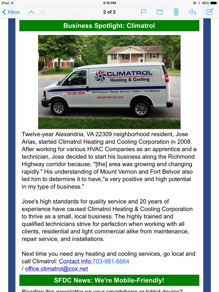 Climatrol Heating & Cooling Corp.