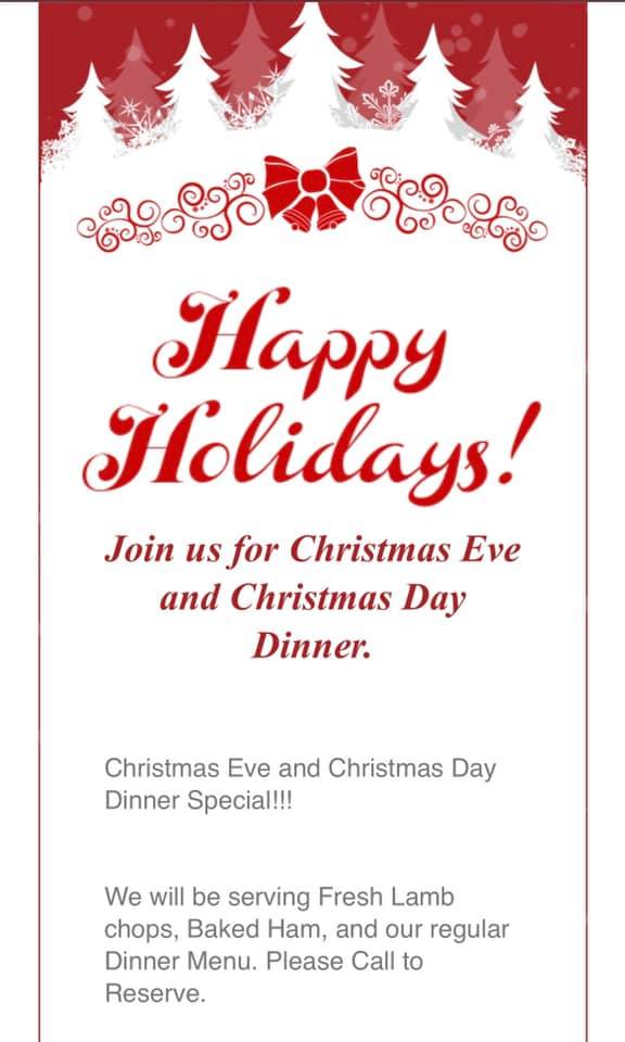 Portabellos An American Cafe Menu