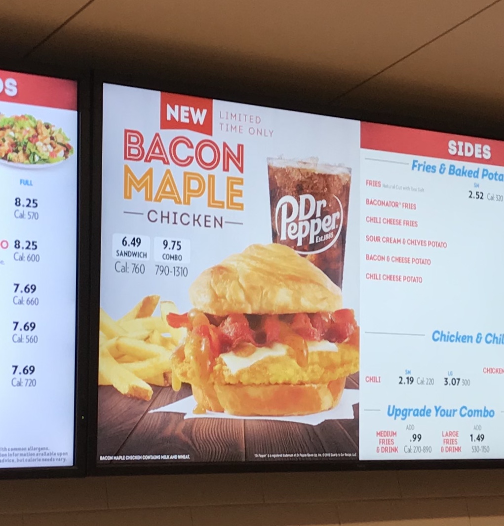 Wendy's Menu