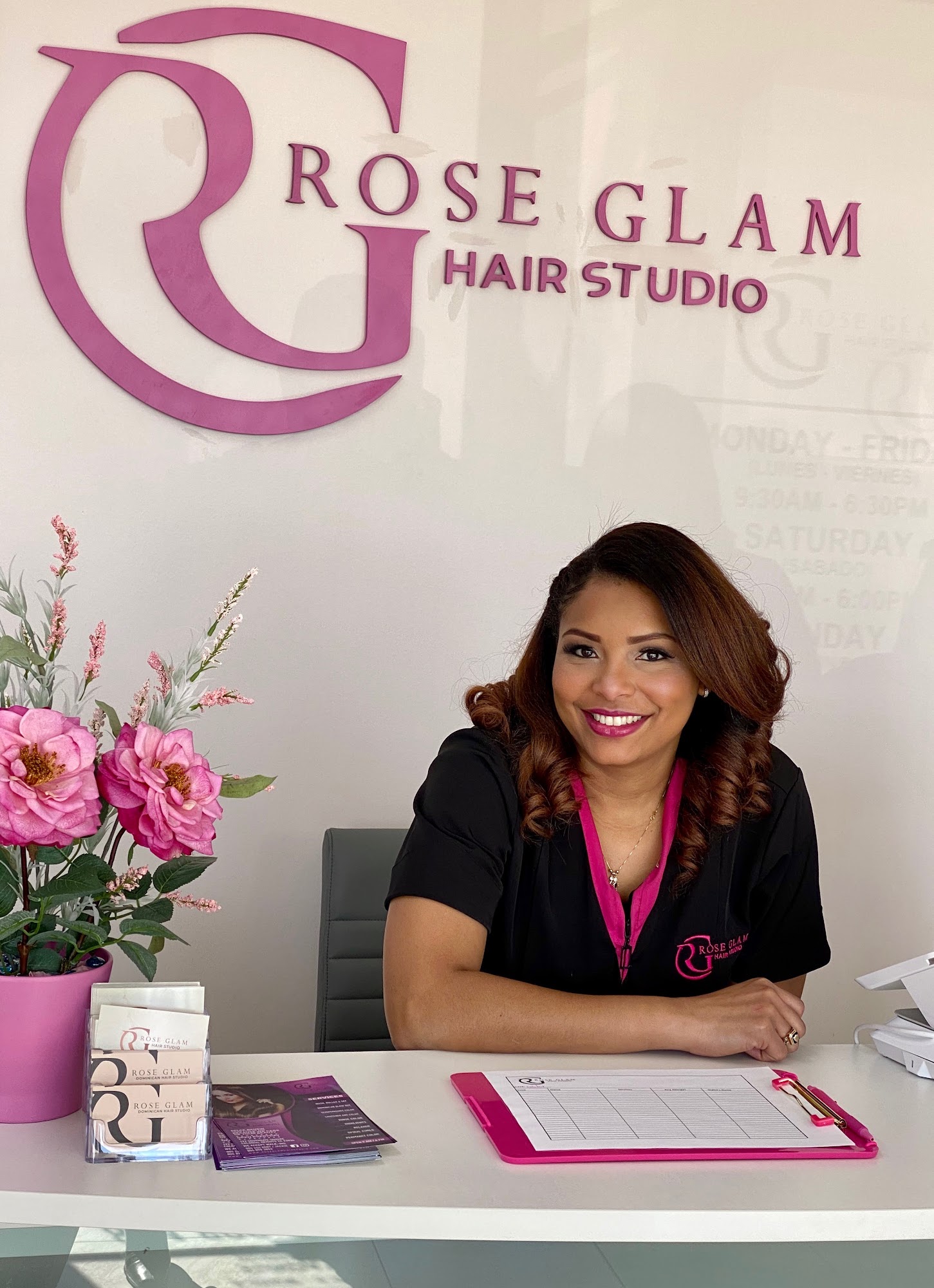 Rose Glam Dominican Hair Studio