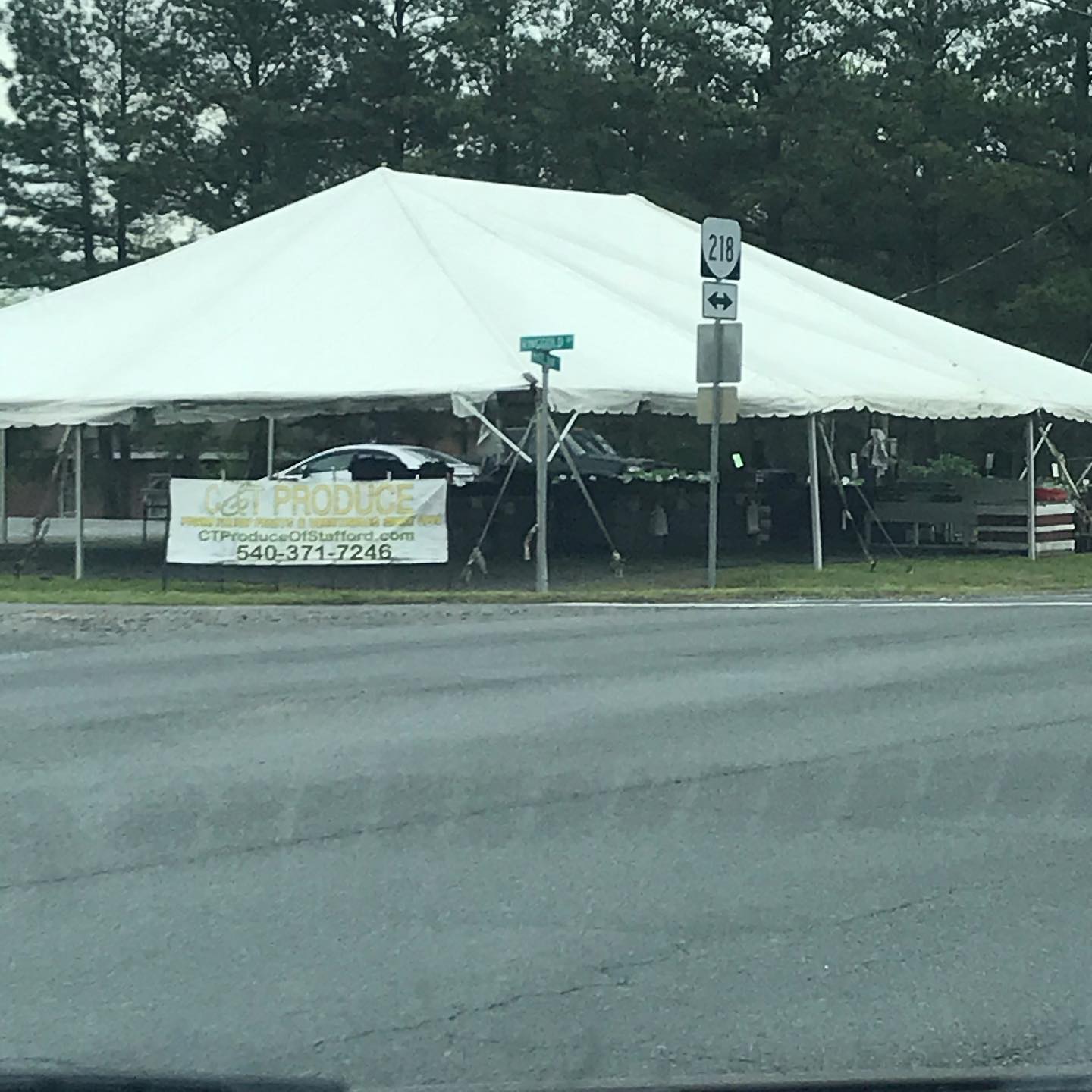 C&T Produce Tent Stand