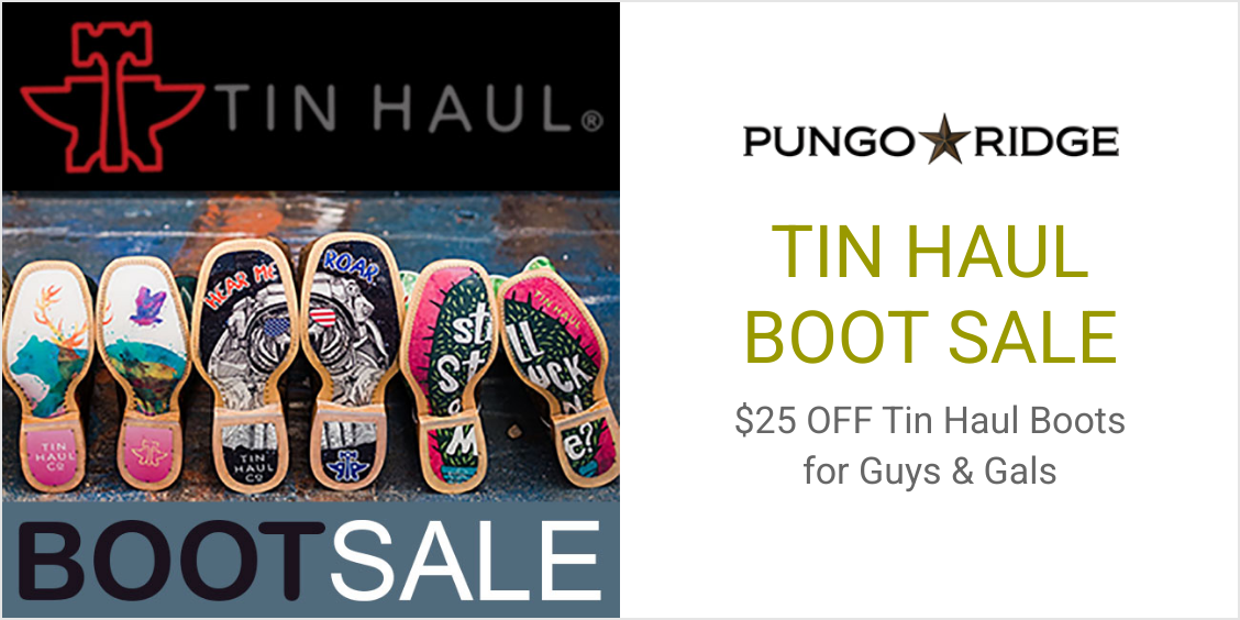 Pungo Ridge, Western Boot Sales