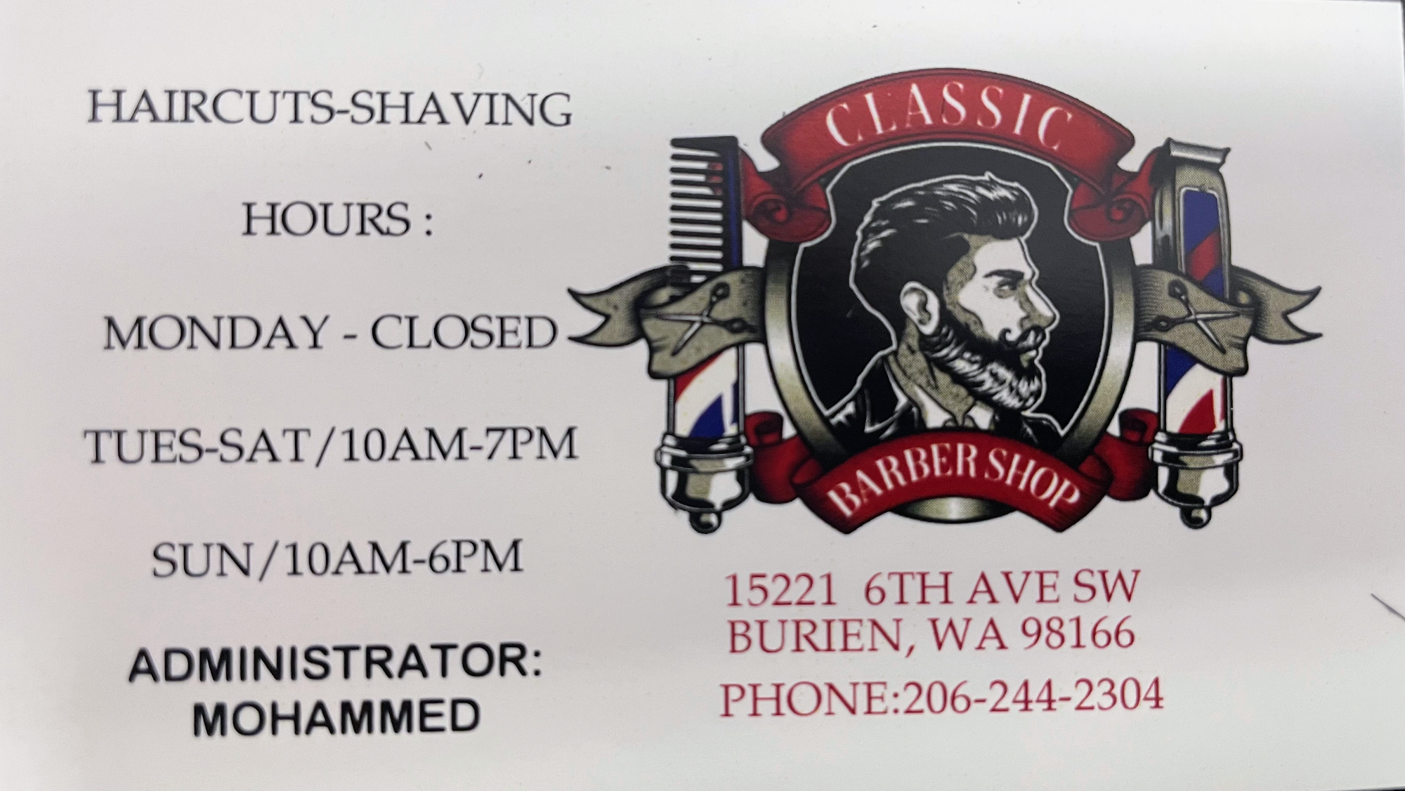 Classic Barber Shop 2nd