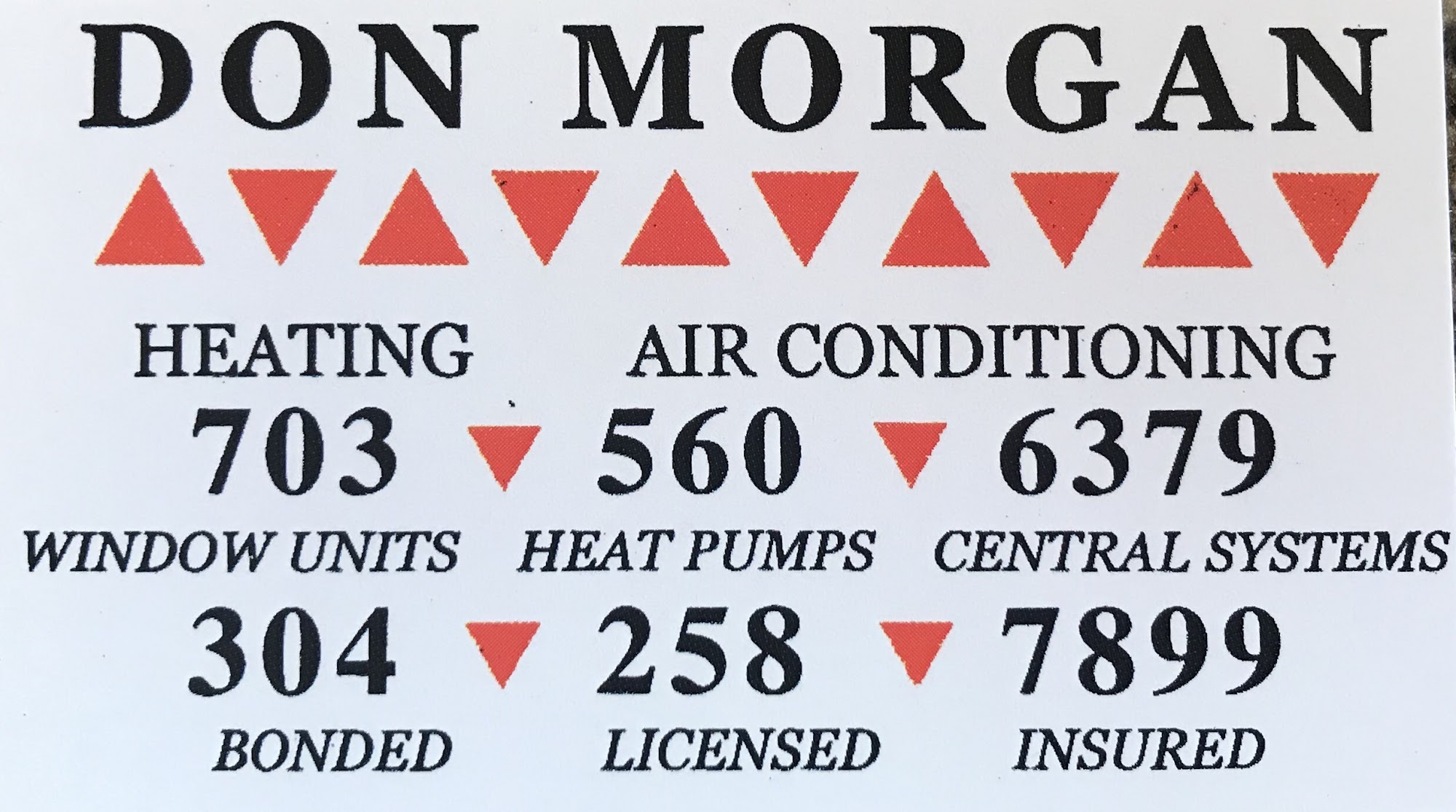 Don Morgan Heating & Air conditioning